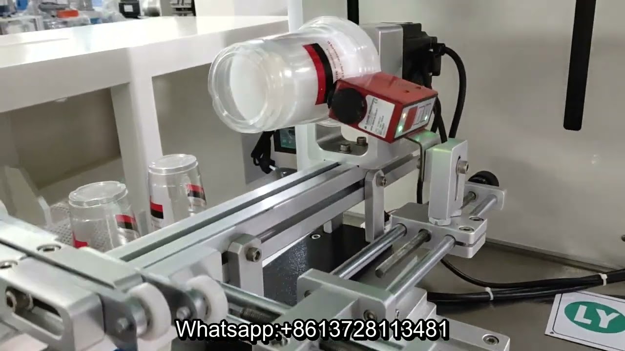 Plastic cup multi color screen printer for PP cup PET cup