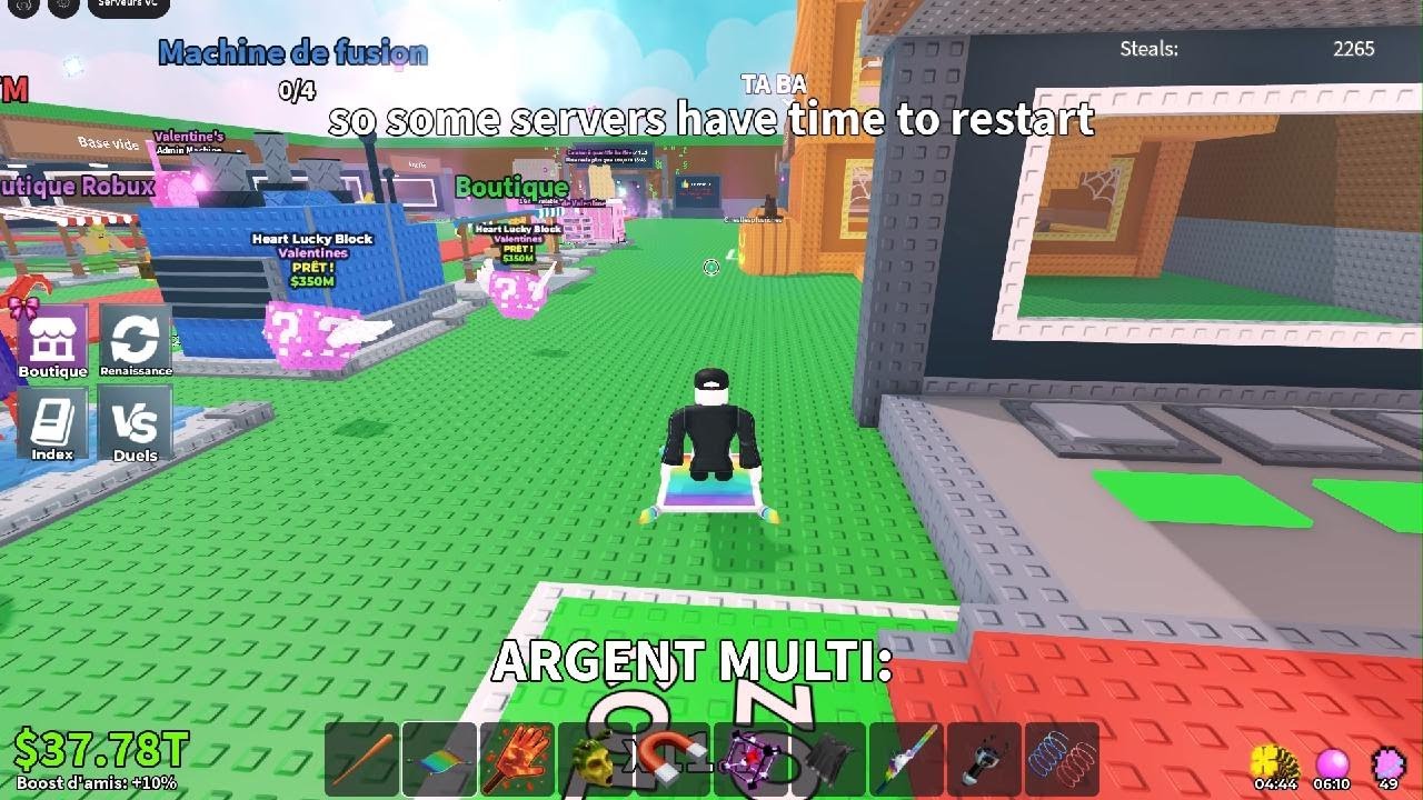 Vole un brainrot admin abuse