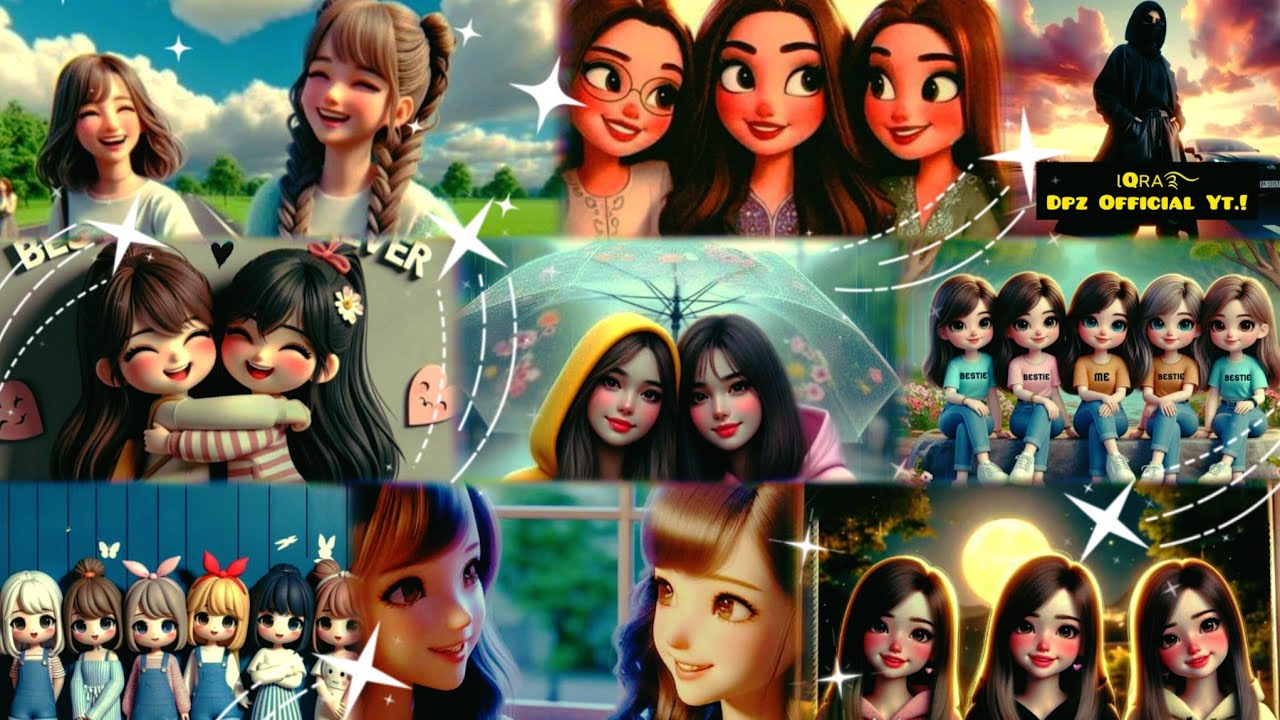 Best Friend Cartoon Pics🦋 | Whatsapp🧐 | Instagram 💫 | Facebook⭐ | Status👻 | #IqrasDpzOfficialYt |