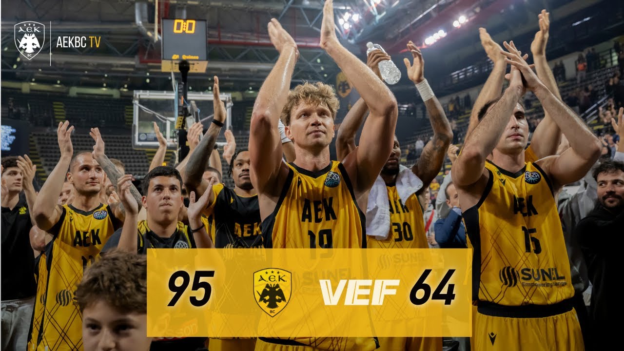 Η Παρακάμερα του ΑΕΚ - Ρίγα | AEK BC