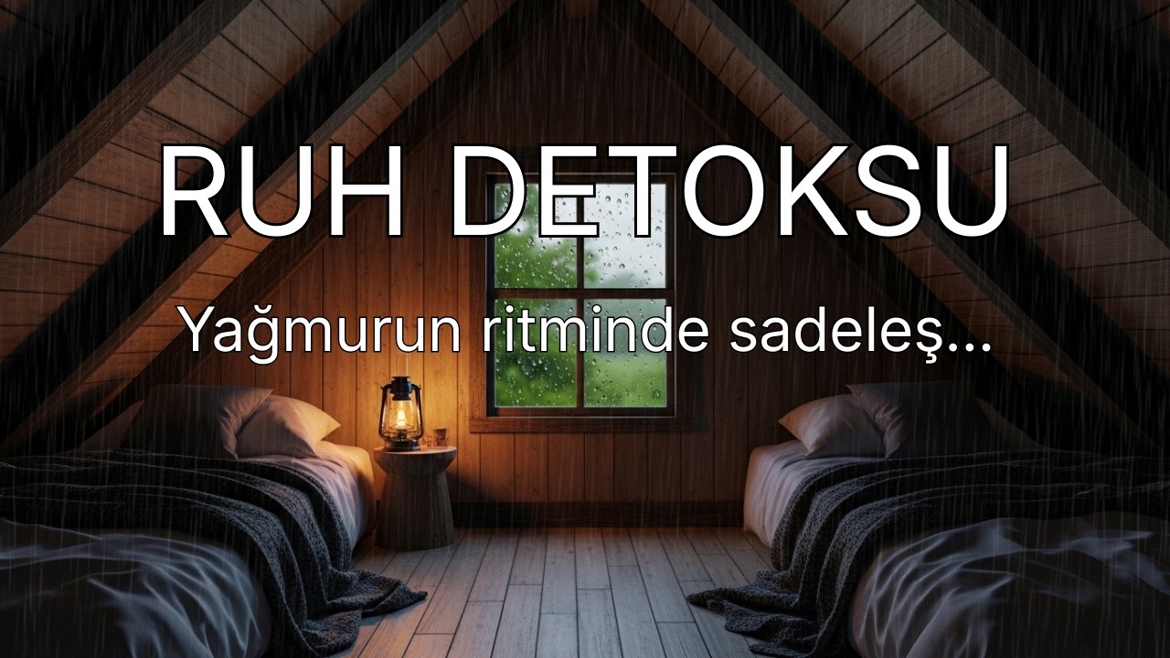 RUH DETOKSU | Yağmurun Ritminde Sadeleş (3 Saat Kesintisiz)  | Mavi Gece Meditasyonu