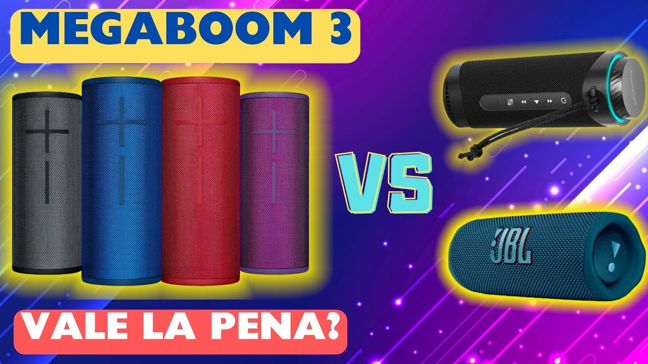 Megaboom 3 de ultimate ears VS JBL FLIP 6 - TRONSMART T7