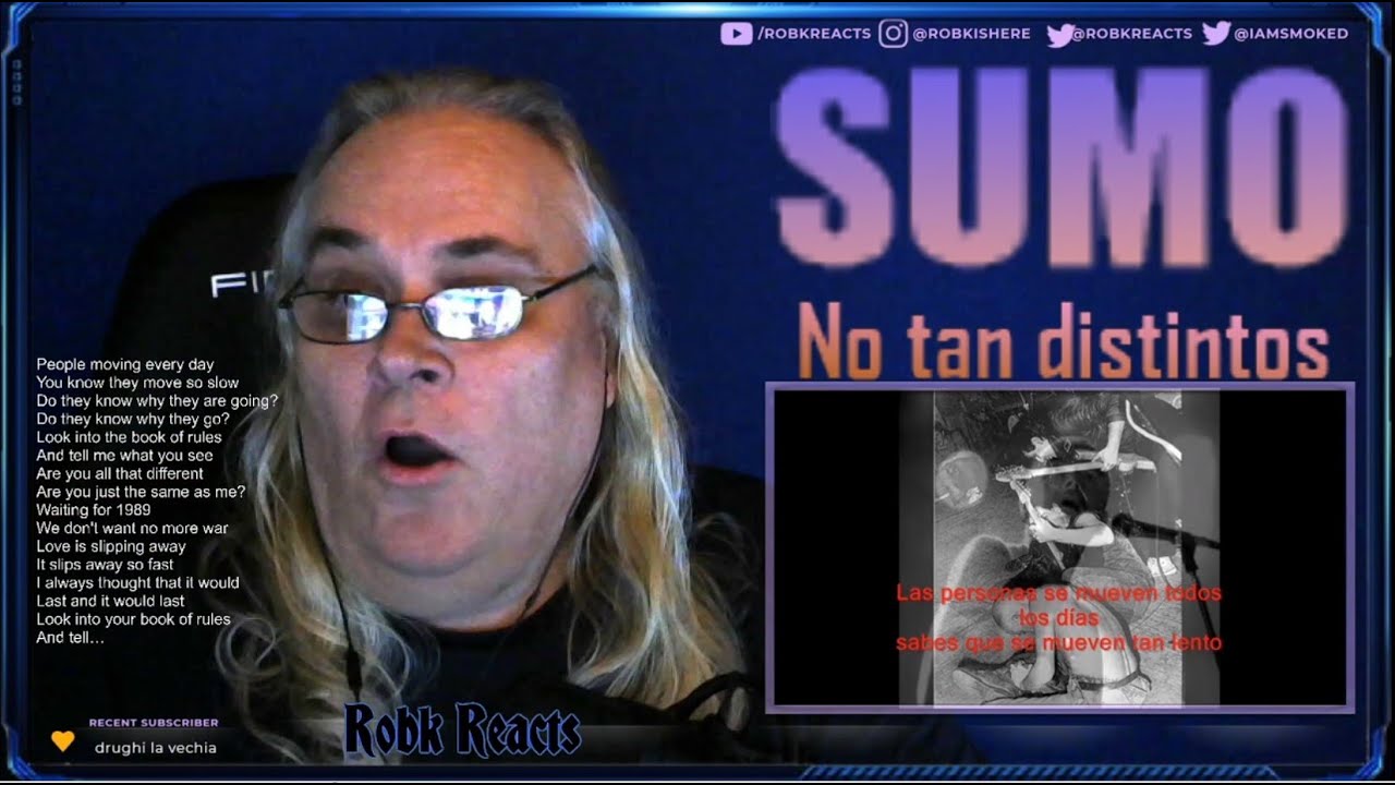 Sumo - No Tan Distintos - First Time Hearing - (subtitulos) Requested Reaction