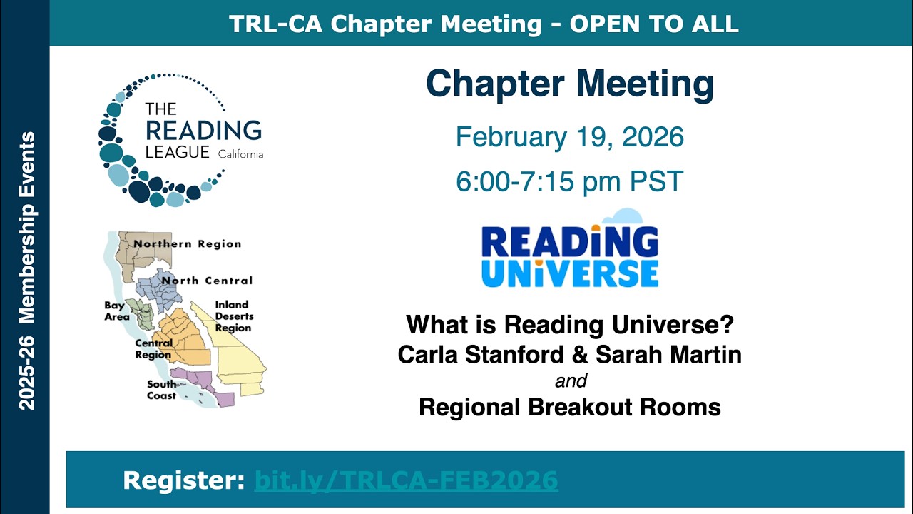 Chapter Meeting Reading Universe