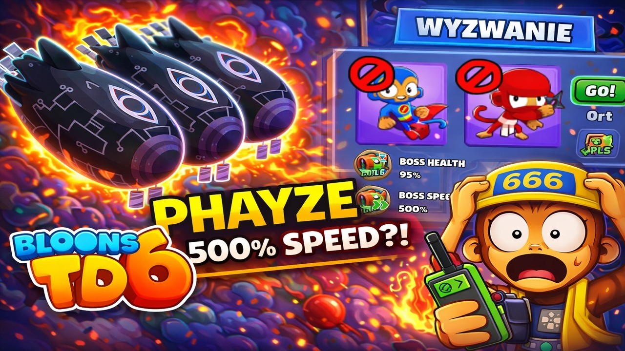 PHAYZE 500% SPEED?! 😱 To jest szaleństwo | Bloons TD 6 Polska