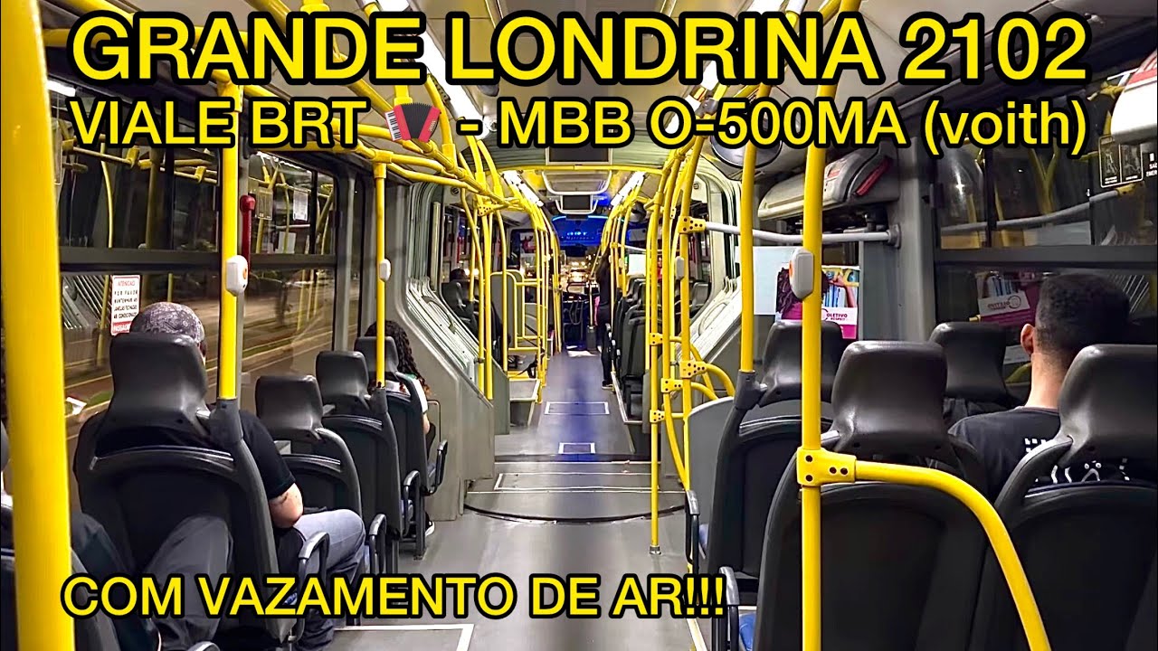 GRANDE LONDRINA 2102 / VIALE BRT 🪗 - MBB O-500MA Voith (C/ VAZAMENTO DE AR)