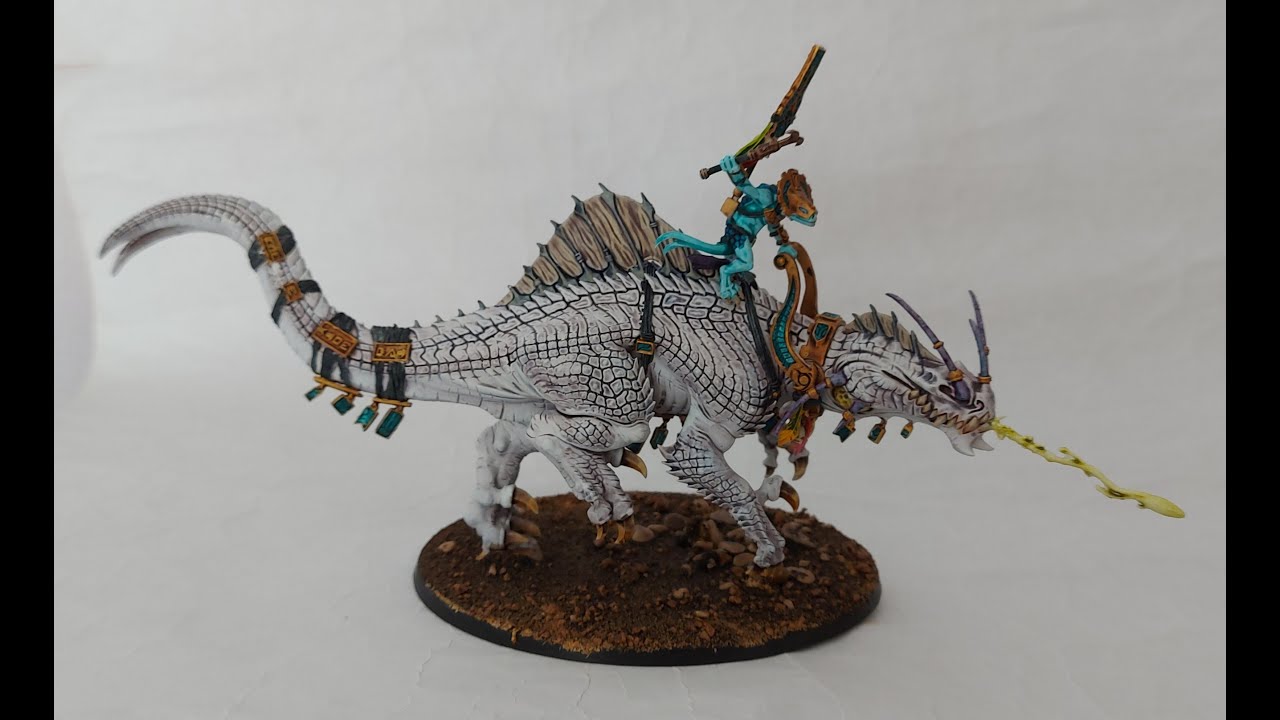 Age of Sigmar  - building and painting the Seraphon Troglodon