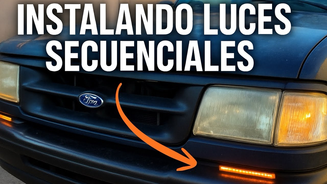 “INSTALO LUCES DRL SECUENCIALES a mi Ford Ranger (MOD BARATO QUE CAMBIA TODO)”
