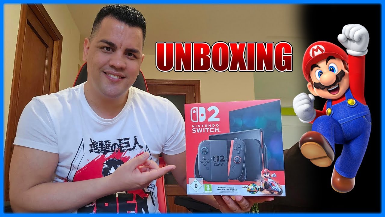 Nintendo Switch 2 UNBOXING + COMPARATIVA con Switch 1