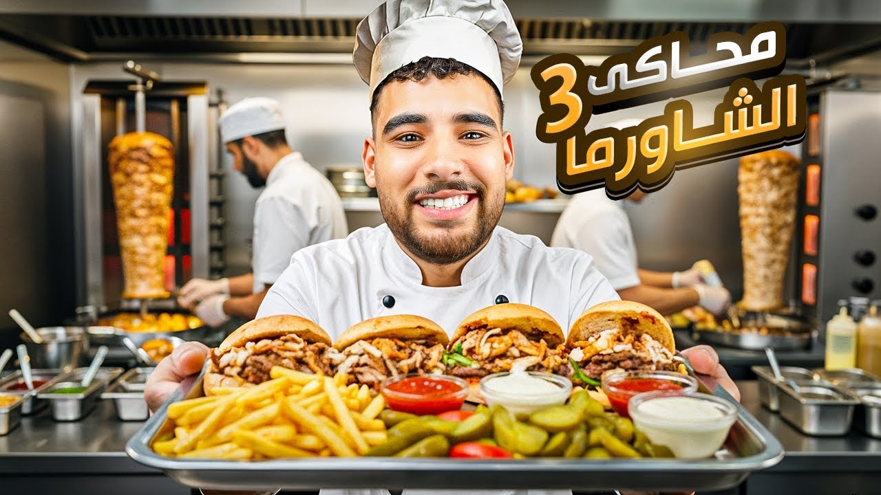توسعت في المجال وبقيت ببيع شاورما لحمة وبطاطس🐔(مطعم شاورميكا😂)