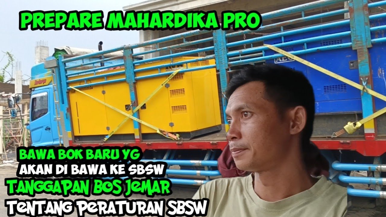 NAH BOK YG DI BAWA KE SBSW ADA YANG BARU,, TANGGAPAN BOSS JEMAR TENTANG PERATURAN SBSW