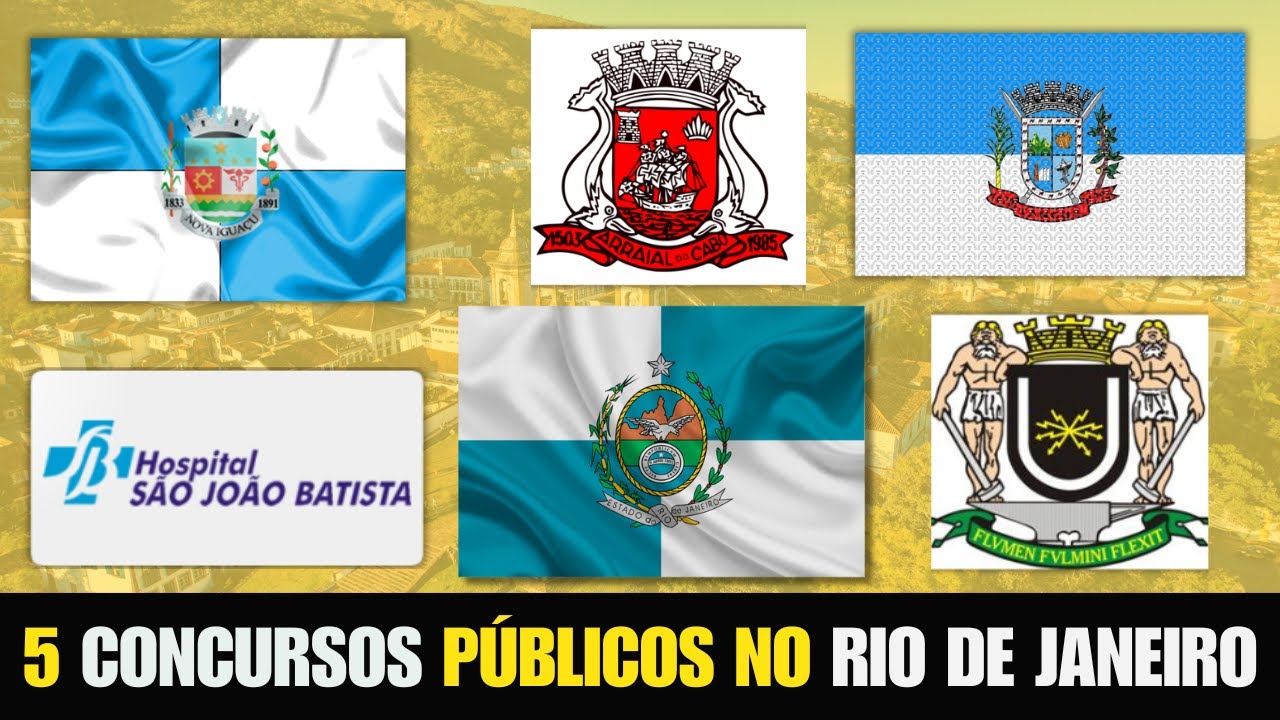 5 Concursos Públicos Abertos no RJ para Nível Médio | Vagas 2025 com Ótimos Salários