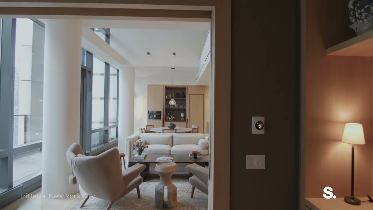 TOURING a DESIGNER Duplex w/ PRIVATE OUTDOOR TERRACE | 99 Warren Street, #9D | SERHANT. Tour