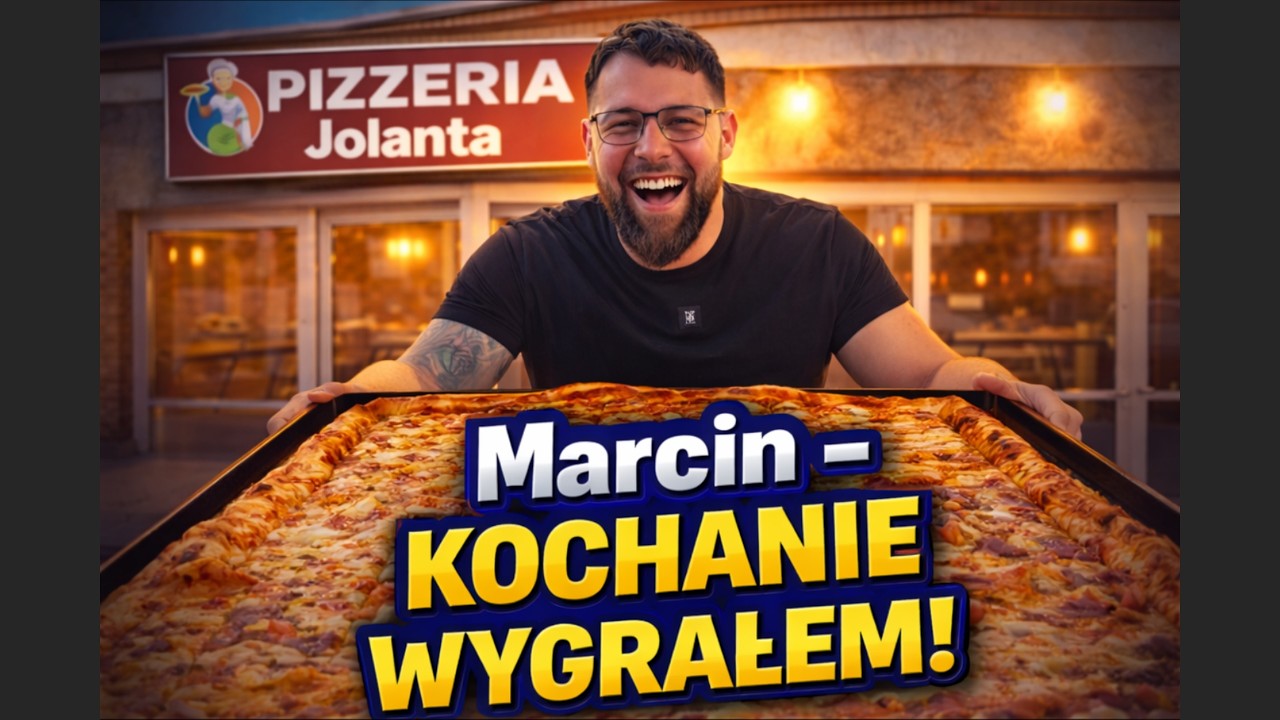 „Kochanie, wygrałem!” 😅  Marcin kontra Wyzwanie Bestii - 3,5 kg pizza i ponad 3 tys zł na szali.