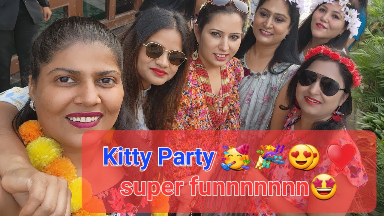 #kittyparty #vlog , #hawaiiandress theme,  Wow 🤑 I win 🏆 👏 #tambolagame #familyvlogs #beautyblogger
