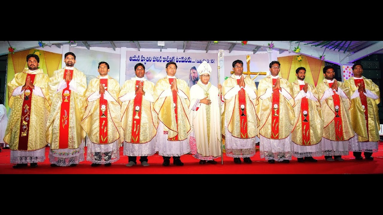 Vijayawada Diocese ordination 2018 #ordination #priest #gunadalamatha #catholic #vijayawadadiocese