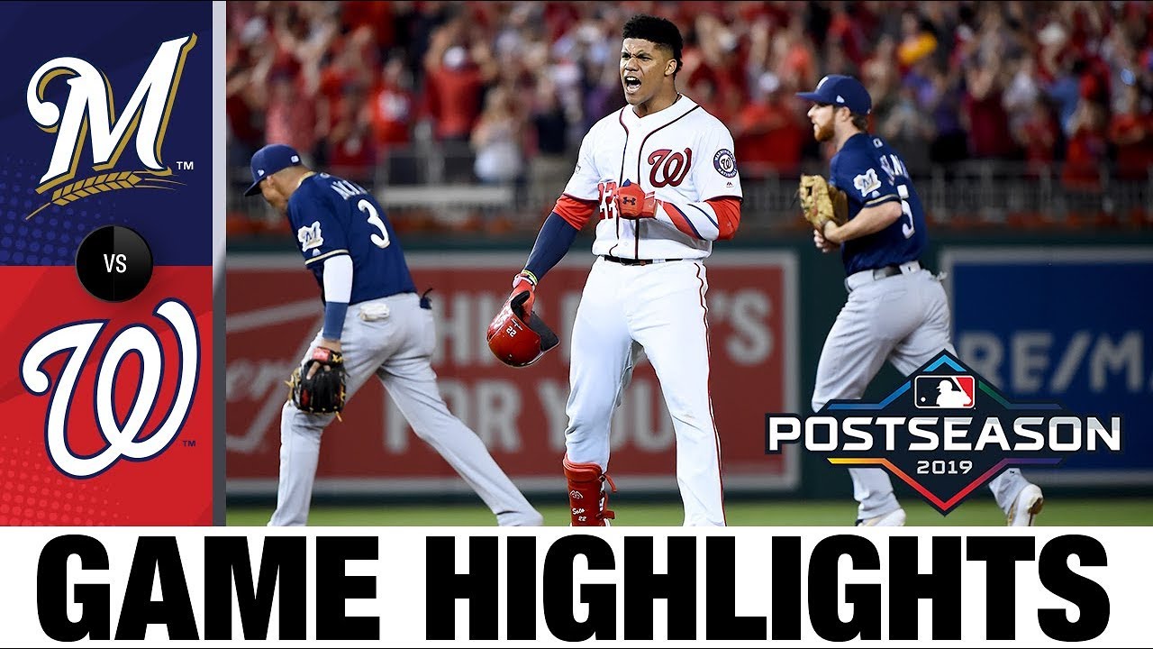Juan Soto's clutch hit in the 8th lifts Nationals | NL Wild Card Highlights | MLB Postseason