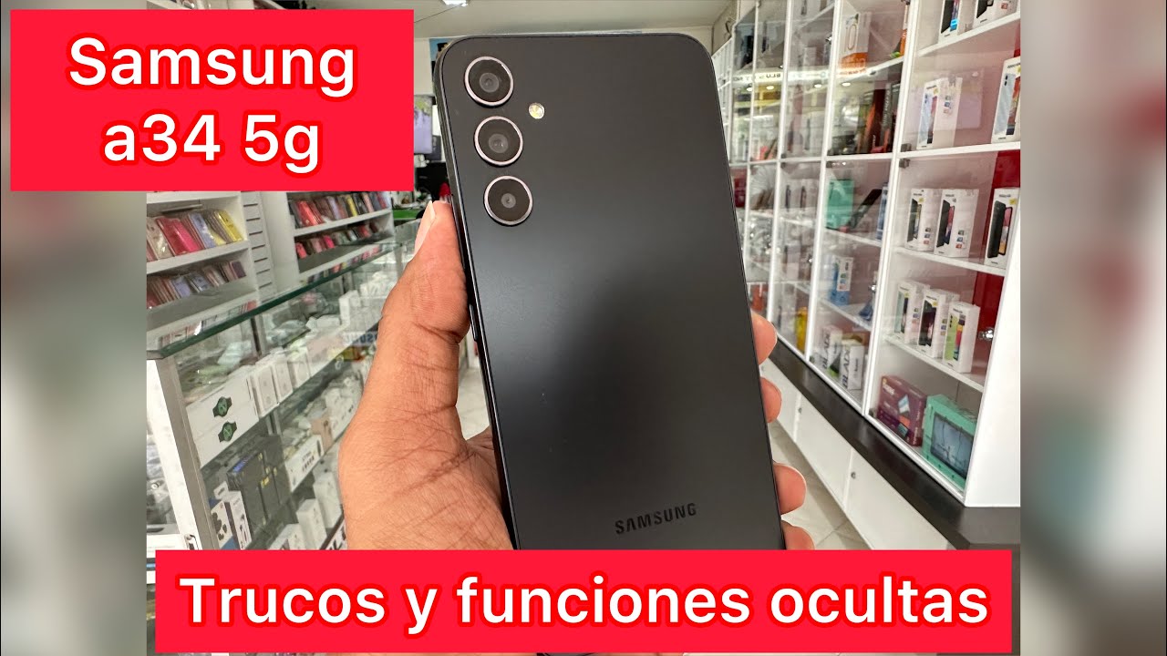 Samsung galaxy a34 5g  [ trucos y funciones ocultas ]
