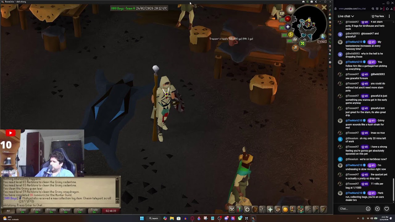 99 HUNTER GRIND CONTINUES! ⚔️  #osrs