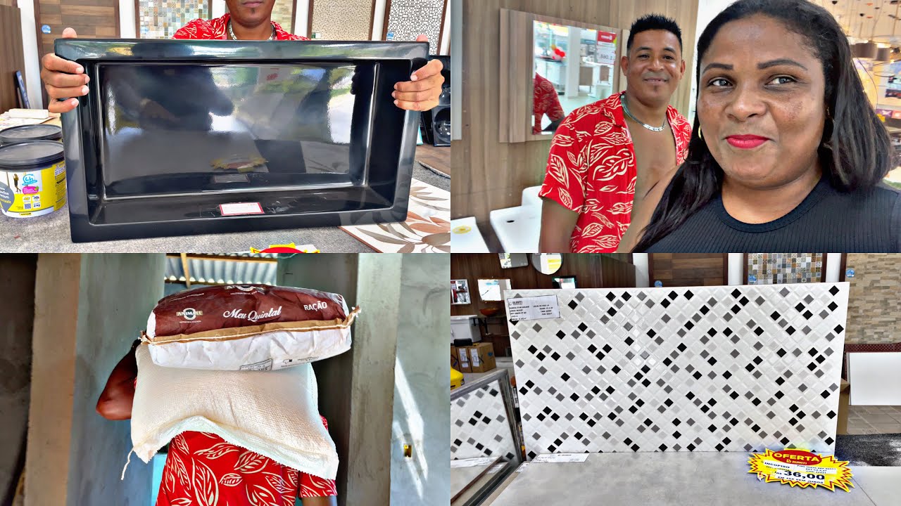 ESCOLHENDO A CERÂMICA DO NOSSO BANHEIRO VAI FICAR MUITO LINDO😍REALIZAÇÃO DE MAIS UM SONHO 🙌🏾