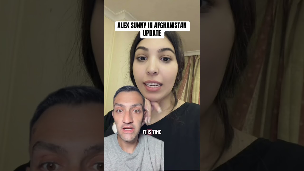 Alex Sunny is saying that she is in Afghanistan with her husband that she met on Snapchat