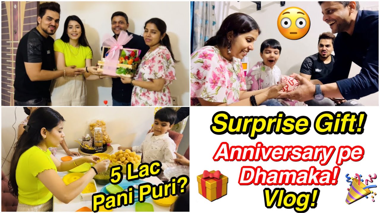 Itna SPECIAL GIFT Fufa Denge Bua kabhi Sochi nahi thi🥰 12th Anniversary🎉 Sejal Vlogs