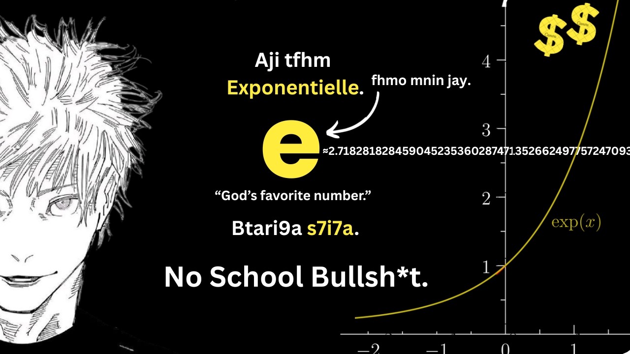 Aji tfhm L'exponentielle , btari9a s7i7a. (for beginners and pros)