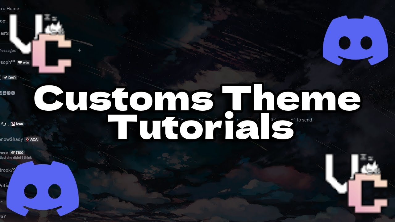 How to get a custom theme on discord (For Free)