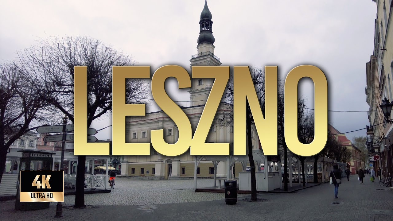 Leszno | Wiosna 2022 | Spacer po Lesznie | Binaural Audio 🎧 [4k]