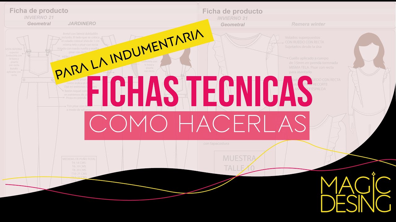 Como hacer una ficha técnica de indumentaria? Diseño de moda