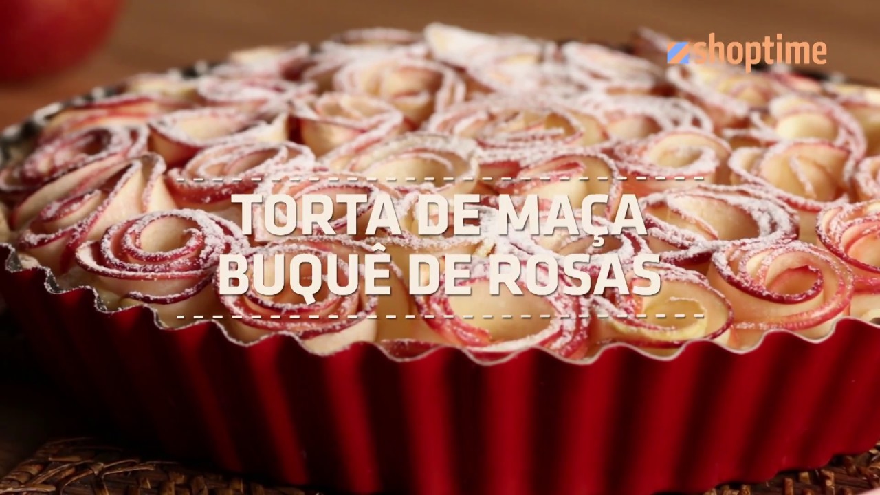 Como Fazer | Receita de Torta Buquê de Rosas com Maçã