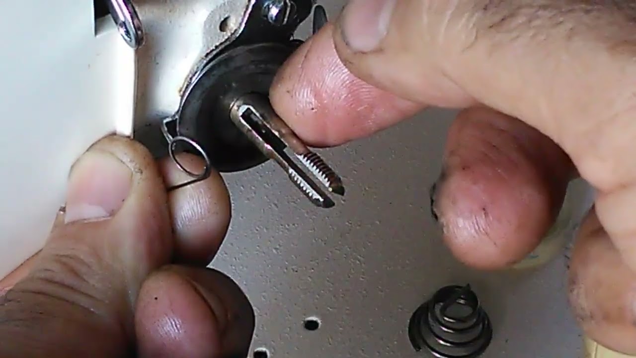 Montando tensor máquina costura Singer Zigzag e similares