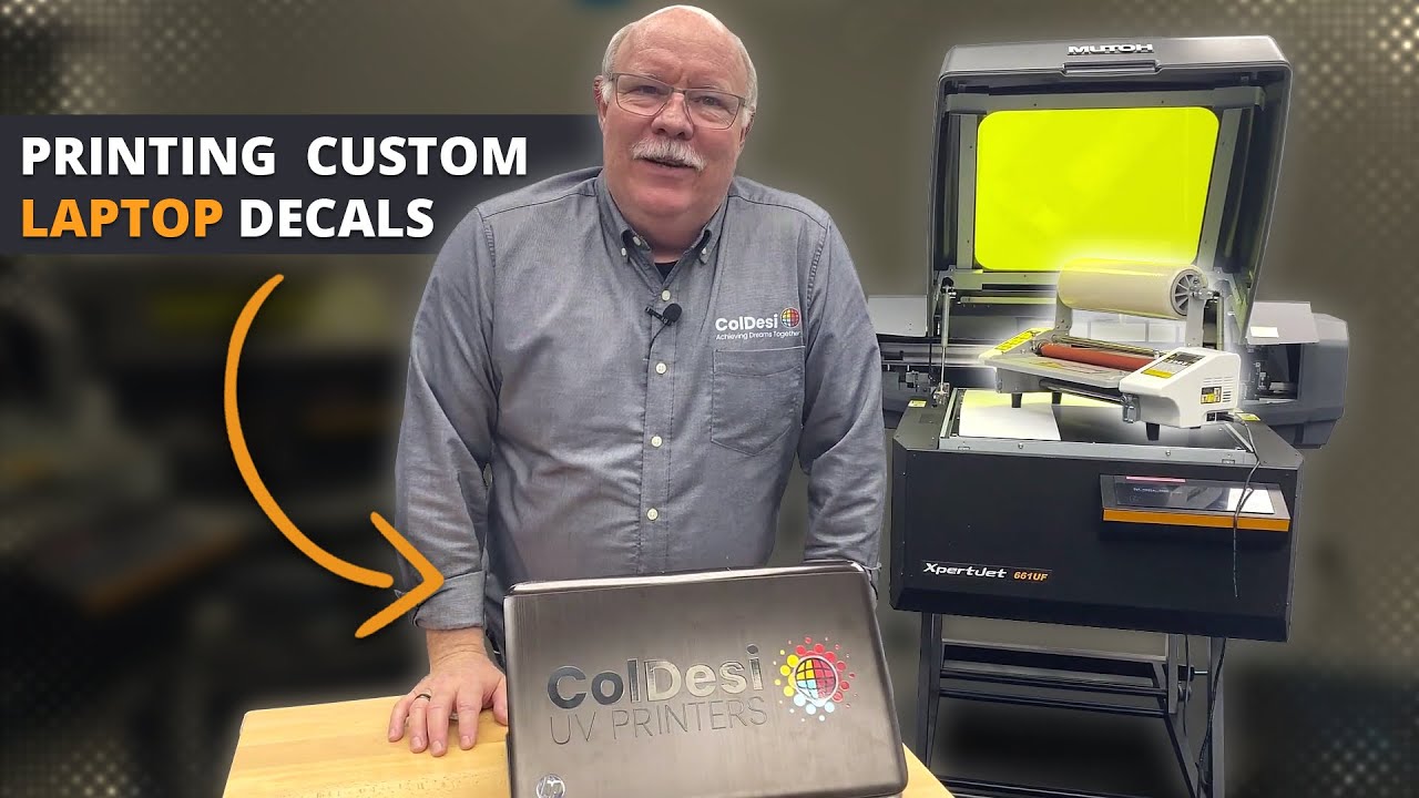 UV Direct-to-Film (DTF) Printing | Custom Laptop Decals