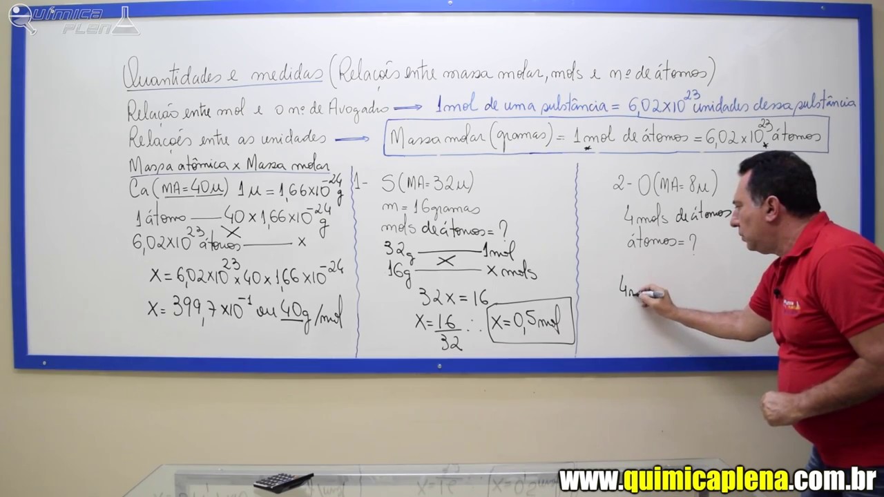 QUÍMICA GERAL - Quantidades e Medidas - Prof. Carlos Alberto