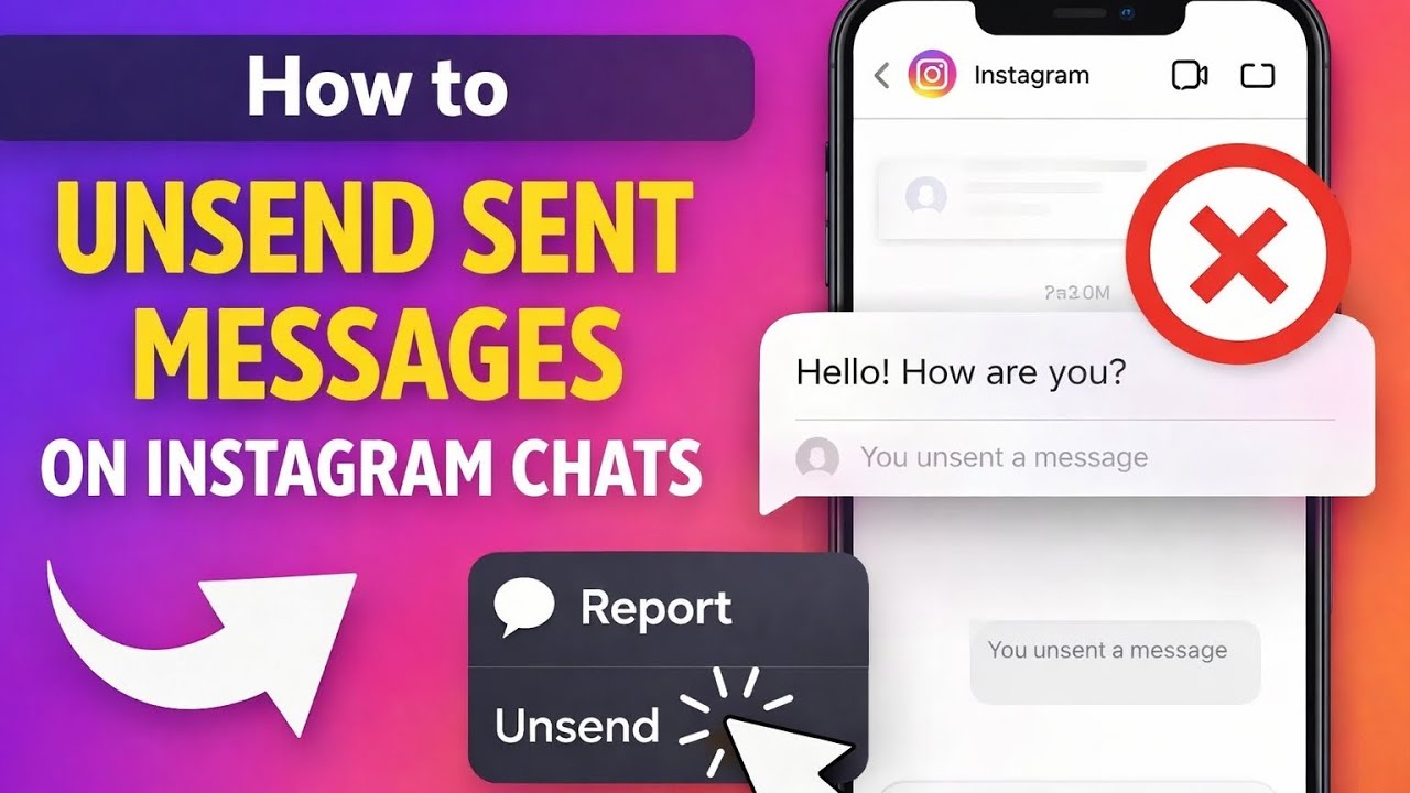 How to Unsend Sent Messages on Instagram Chats 2026 | Delete Instagram Messages After Sending