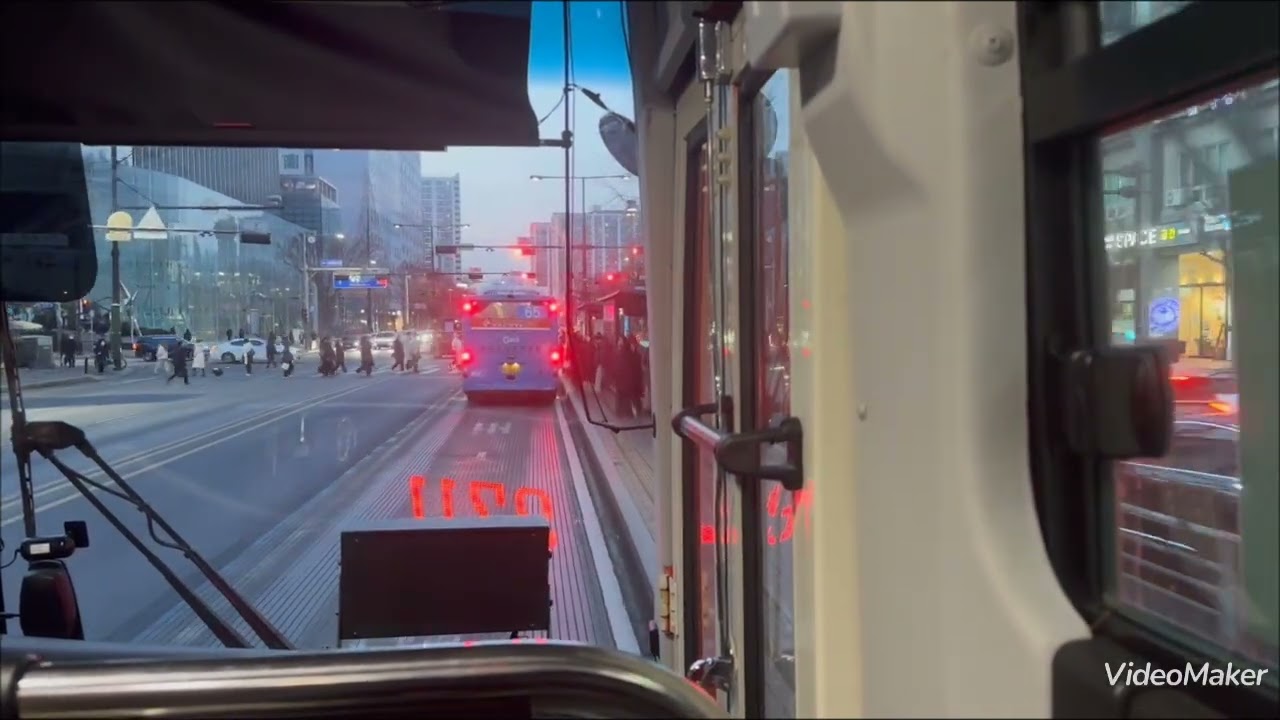 서울매일버스 9711번 하차시점 영상