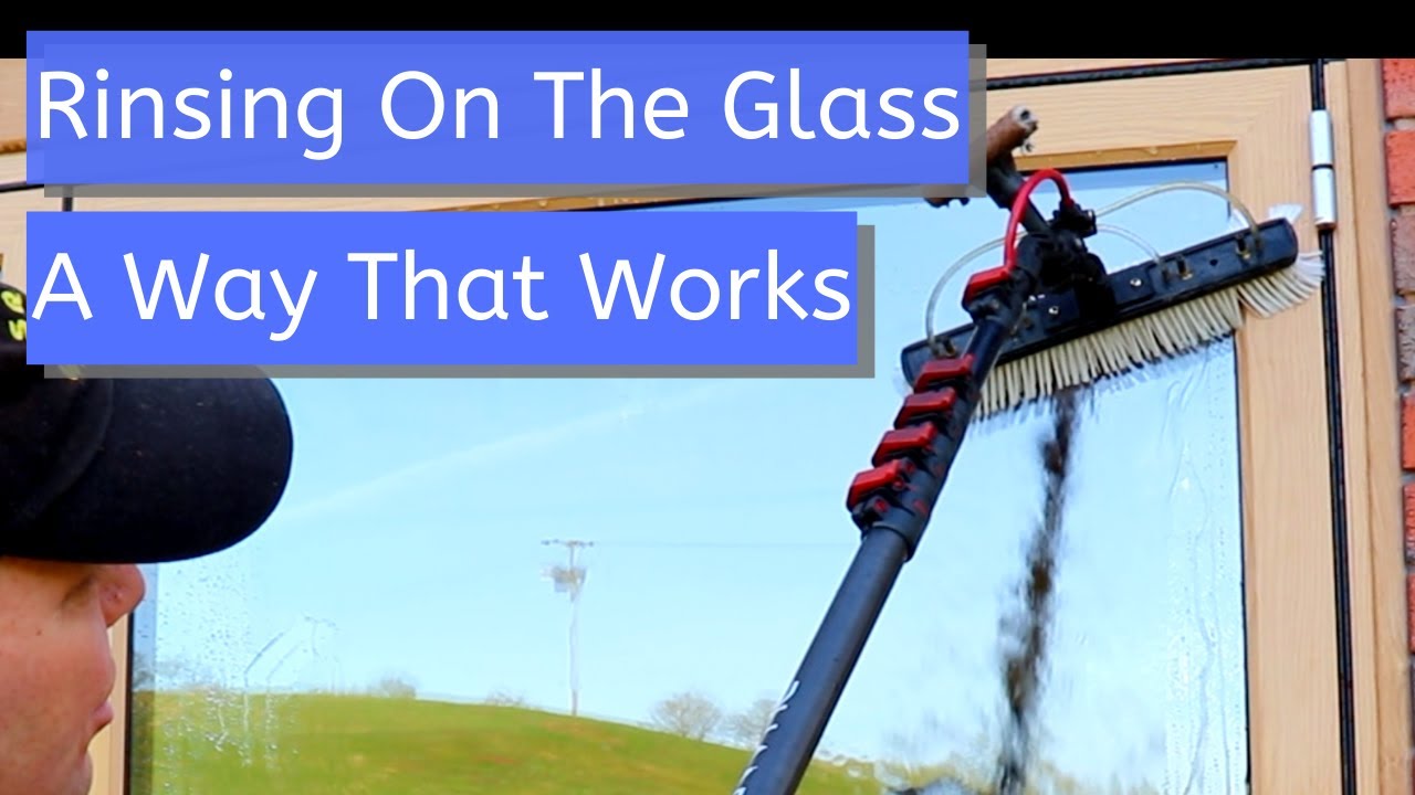 Rinsing On The Glass With Amazing Results