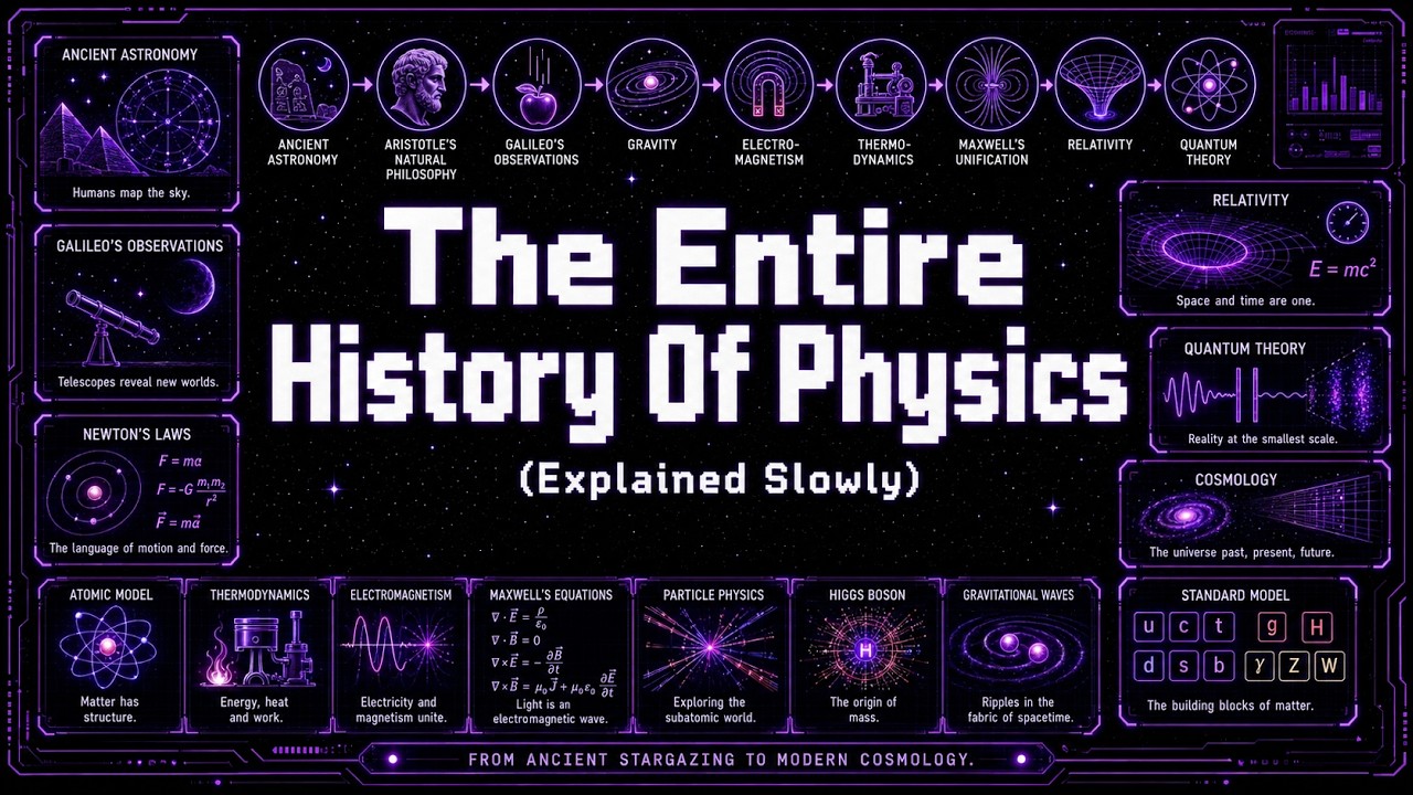 The Entire History Of Physics Explained Slowly (For Sleep)