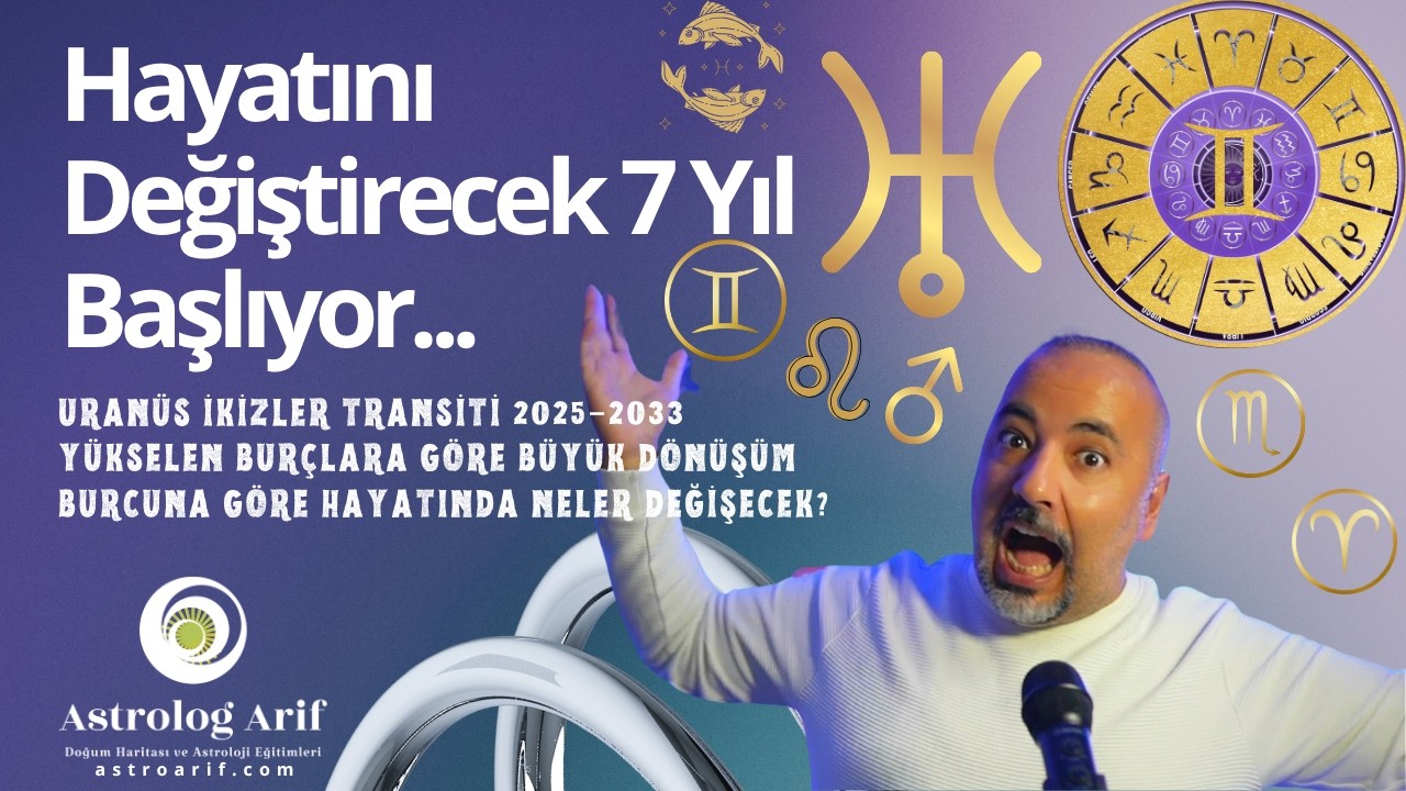 BÜYÜK KIRILMA: Uranüs İkizler Döngüsü ve Gelecek 7 Yılın Analizi (2025-2033)