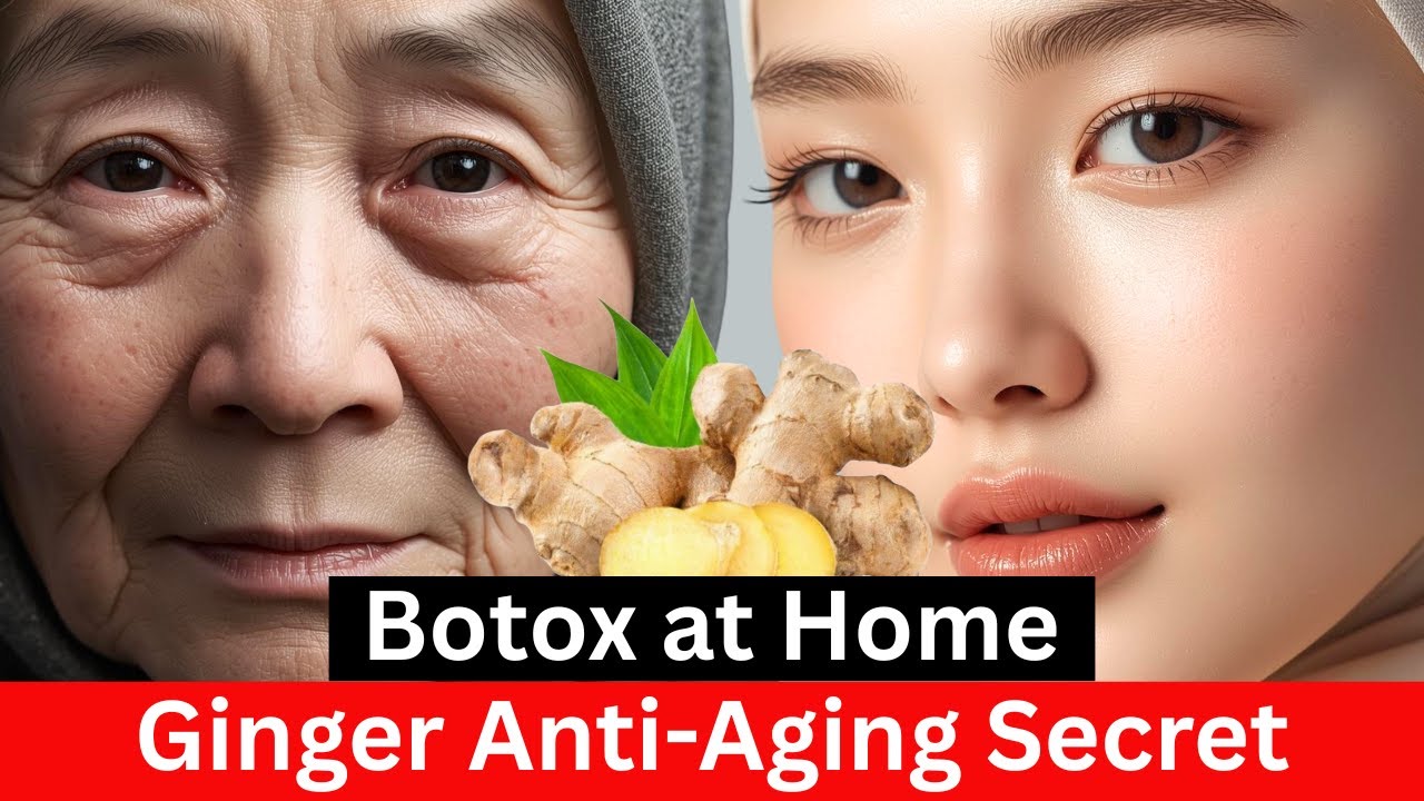 Natural Botox Treatment for Face at Home | Ginger Anti-Aging Korean Glow Recipe