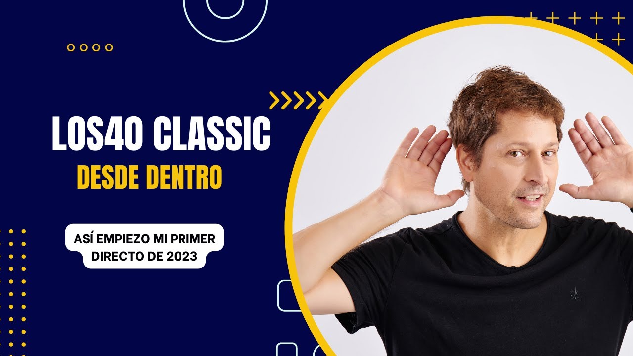 #EnDirecto LOS40 CLASSIC. Así empiezo 2023 en la radio. | Bruno Sokolowicz