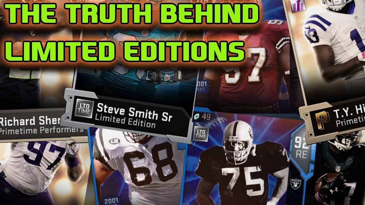 THE TRUTH BEHIND LIMITED EDITIONS | MADDEN 19 ULTIMATE TEAM