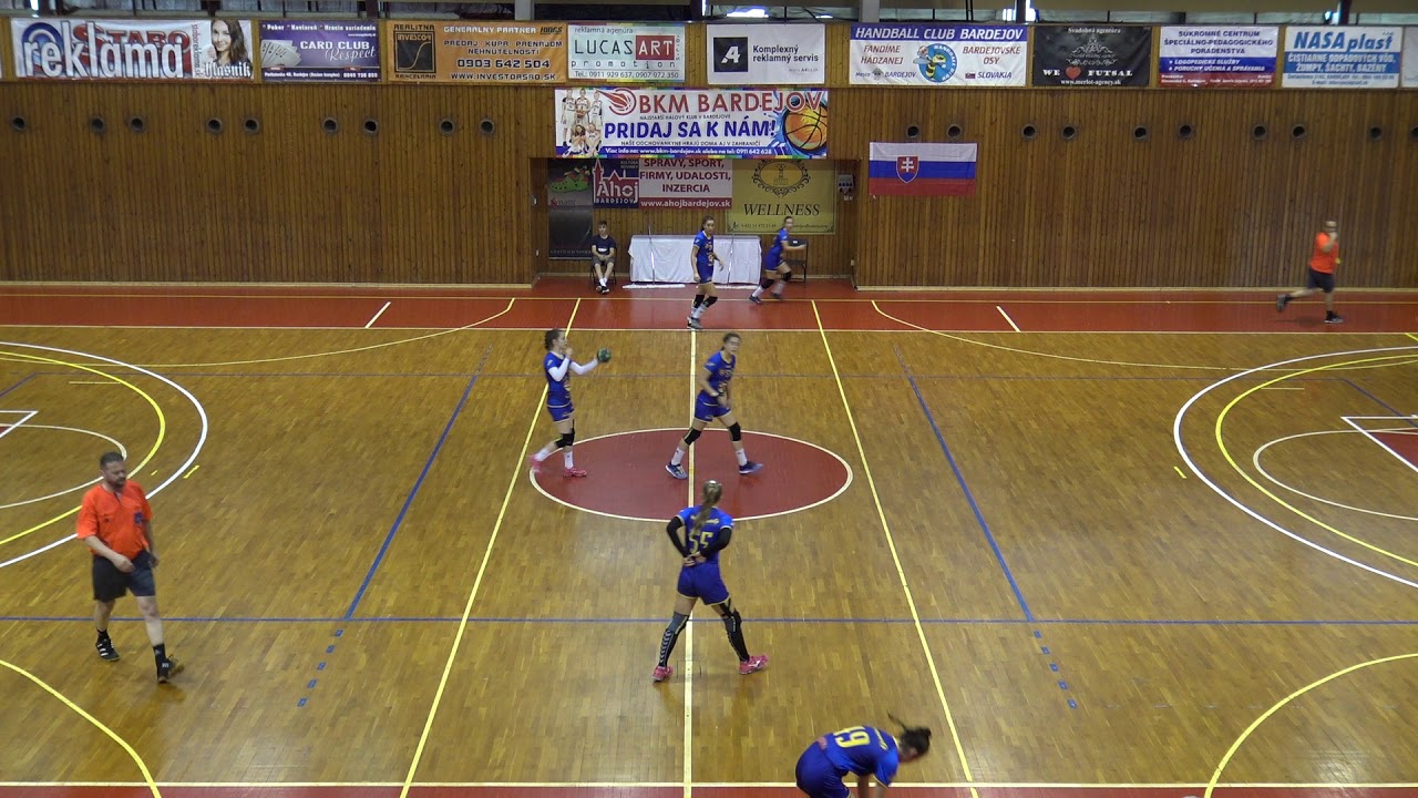 Trenč&iacute;n-D.Streda,1polčas,Majstr.Slovenska star&scaron;&iacute;ch žiačok 2019