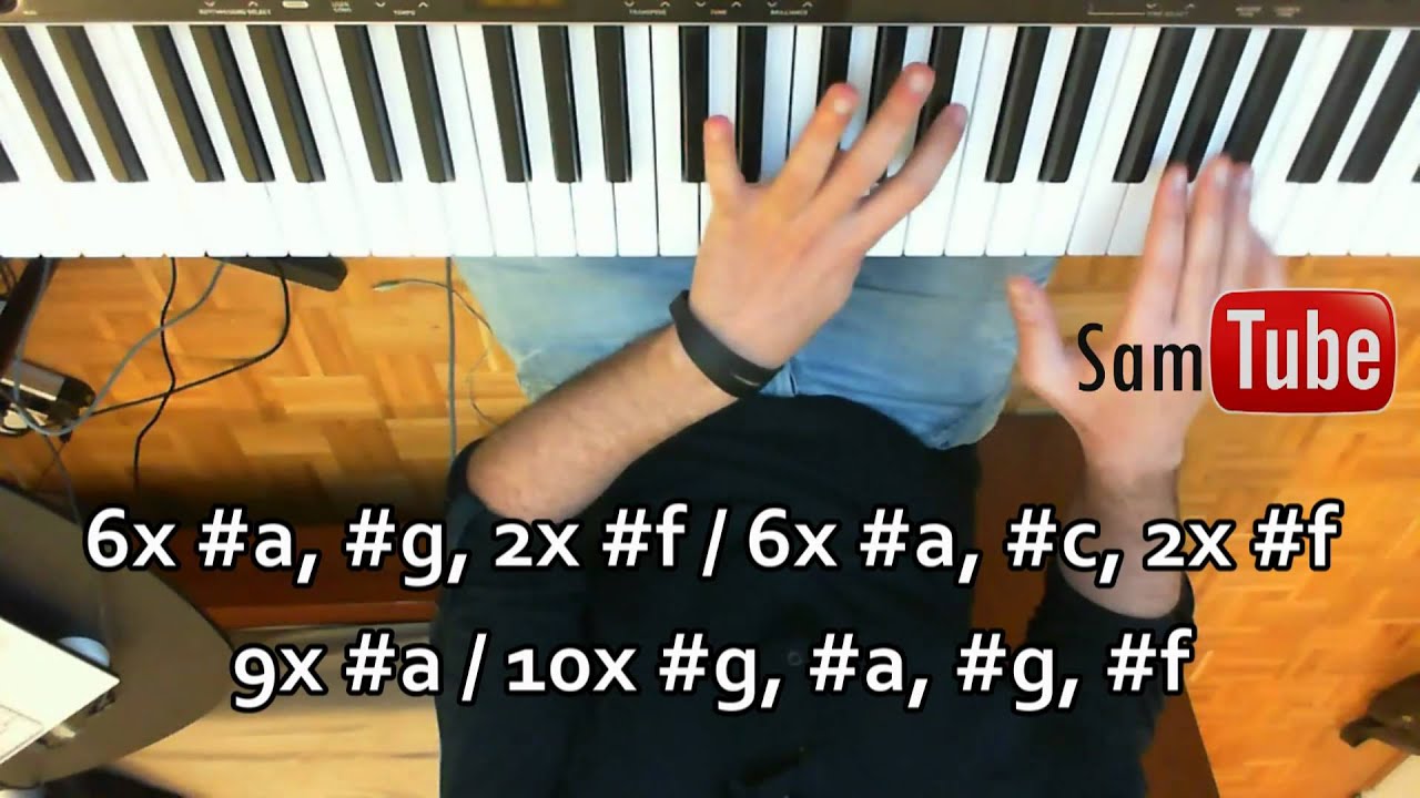 Tutorial Nelly - Just a Dream Piano How to play