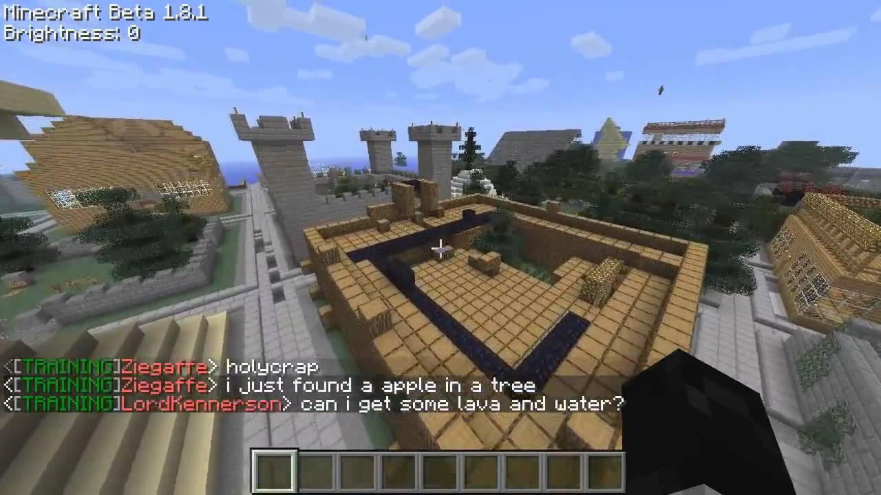 Minecraft Griefing - Tree Griefing