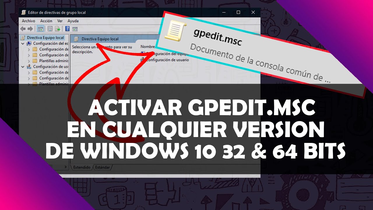 Como INSTALAR gpedit.msc en CUALQUIER versi&oacute;n de Windows 10 2021