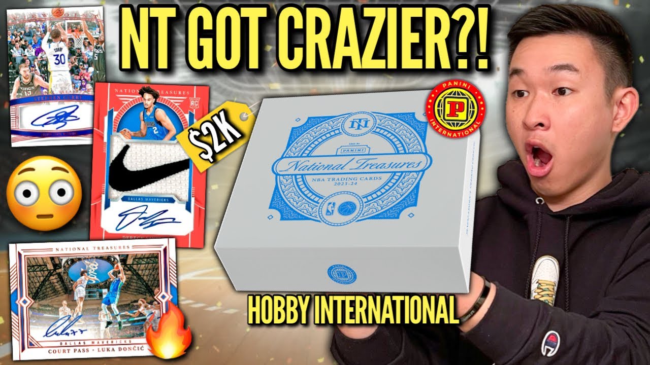 AN INSANE NEW NT SET?! 😱 2023-24 Panini National Treasures Basketball Hobby International Box Review