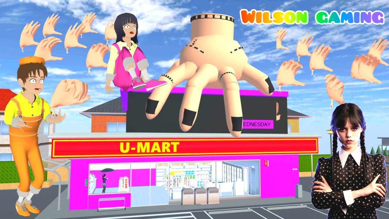 Wednesday Diculik Yakuza Merah Yuta Bawa Pasukan Thing VS Yakuza | Sakura Simulator | Wilson Gaming