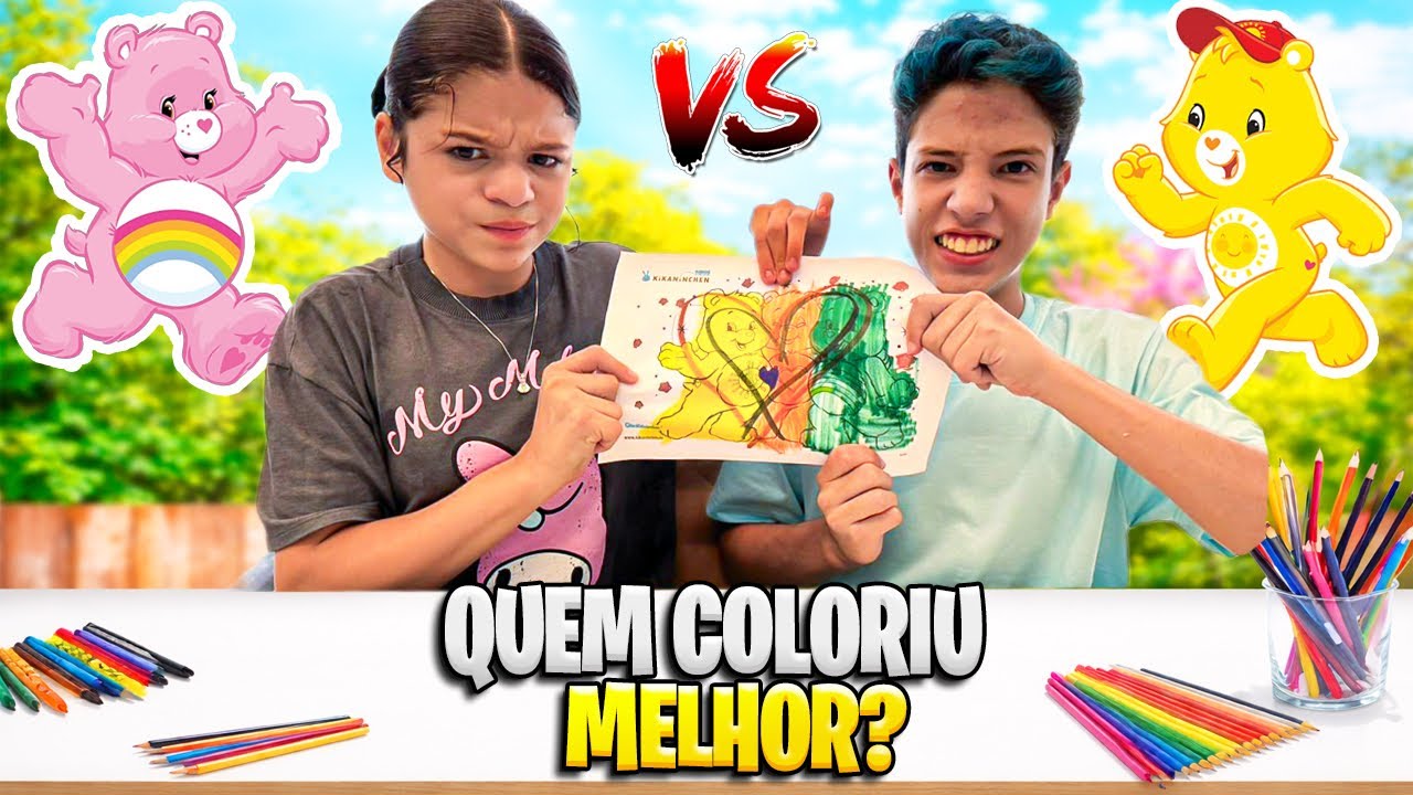 QUEM COLORIU MELHOR ? 🖍️