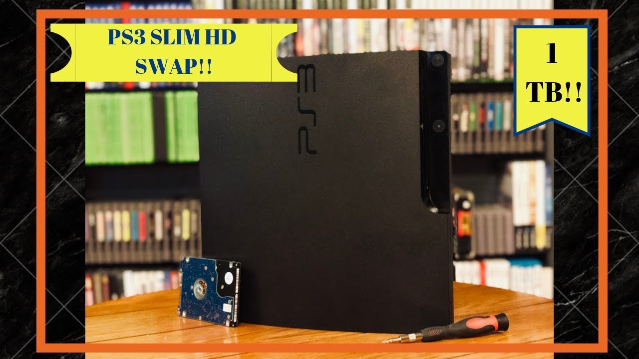 PS3 Slim HD Swap!! Upgrading to 1TB!!
